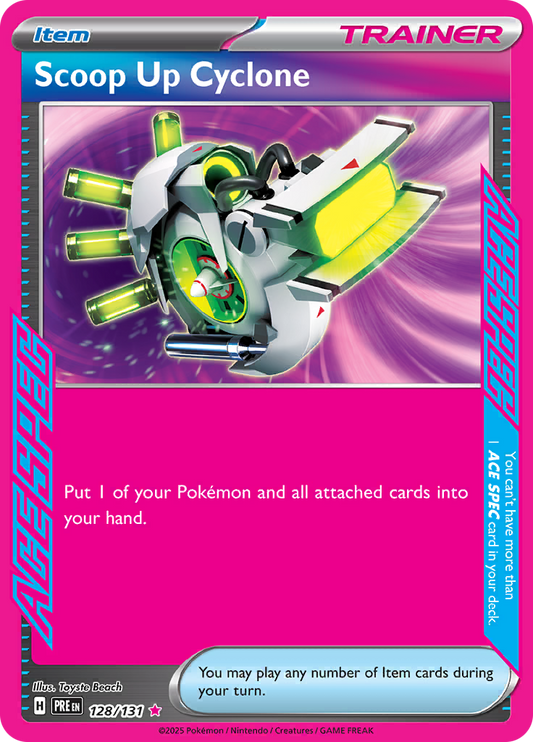 Prismatic Evolutions - 128/131 - Scoop Up Cyclone - Ace Spec