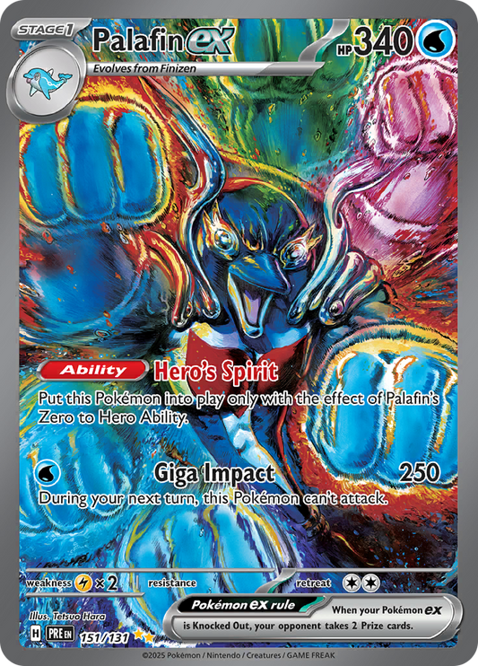 Prismatic Evolutions - 151/131 - Palafin ex