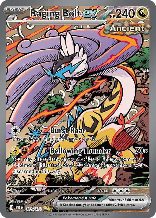Prismatic Evolutions - 166/131 - Raging Bolt ex