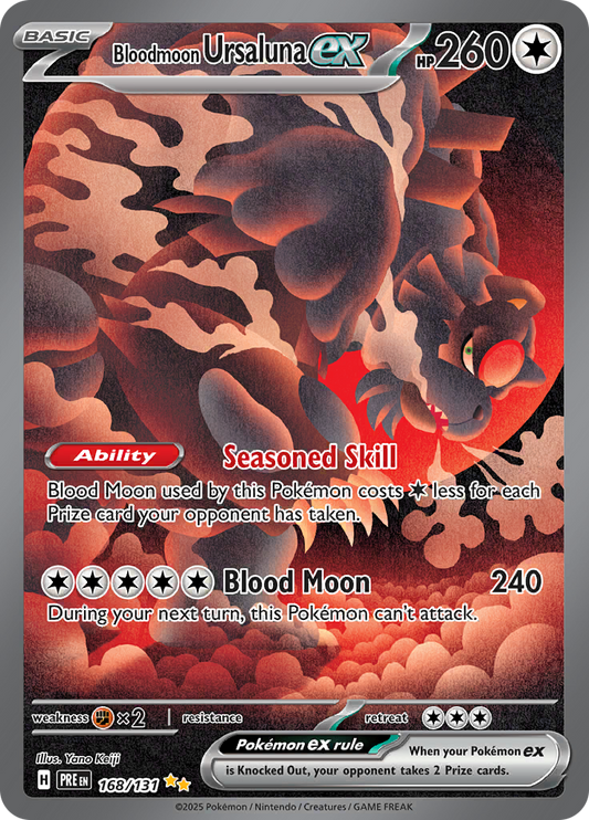 Prismatic Evolutions - 168/131 - Bloodmoon Ursaluna ex