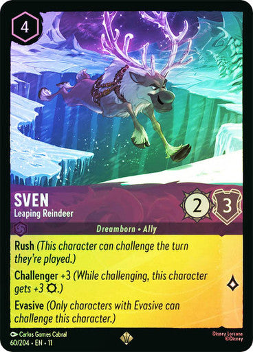 Winterspell - 060/204 - Sven - Leaping Reindeer - Foil
