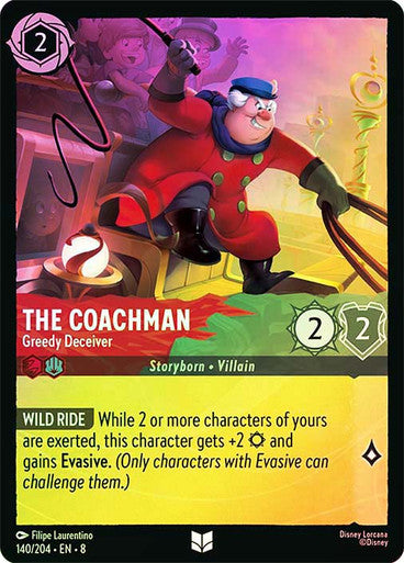 Reign Of Jafar - 140/204 - The Coachman - Greedy Deceiver - Foil
