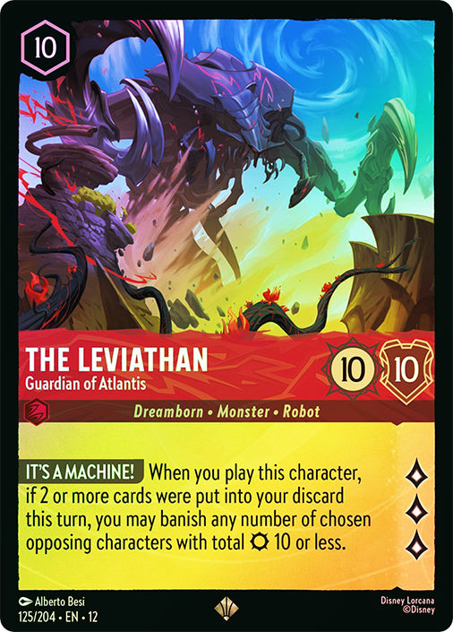 Wilds Unknown - 125/204 - The Leviathan - Guardian of Atlantis - Foil