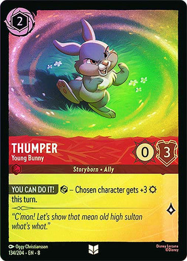Reign Of Jafar - 134/204 - Thumper - Young Bunny - Foil