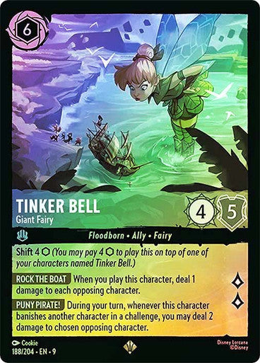 Fabled - 188/204 - Tinker Bell - Giant Fairy - Foil