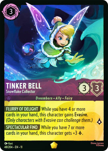 Winterspell - 048/204 - Tinker Bell - Snowflake Collector - Foil