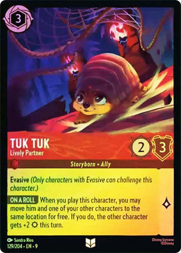 Fabled - 129/204 - Tuk Tuk - Lively Partner - Foil