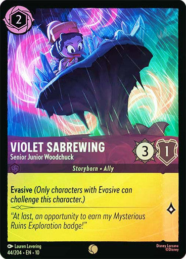 Whispers in the Well - 044/204 - Violet Sabrewing - Senior Junior Woodchuck - Foil