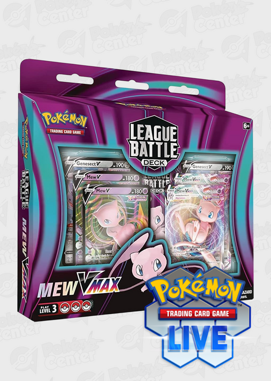 Live Code Card: Mew VMAX League Battle Deck
