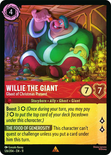 Winterspell - 126/204 - Willie the Giant - Ghost of Christmas Present - Foil
