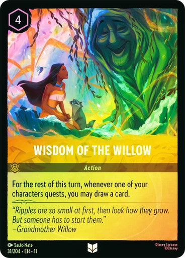 Winterspell - 031/204 - Wisdom of the Willow - Foil