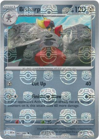 Black Bolt - 065/086 - Bisharp - Master Ball Reverse Holo