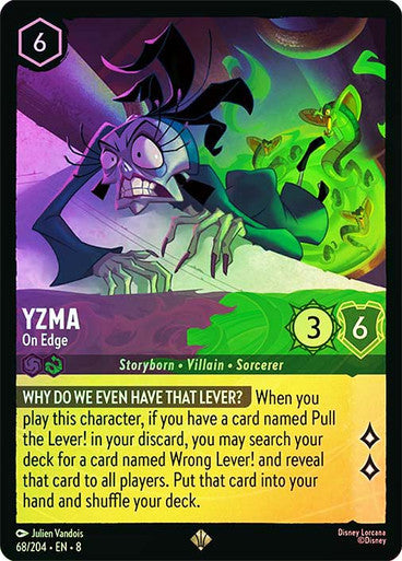 Reign Of Jafar - 068/204 - Yzma - On Edge - Foil