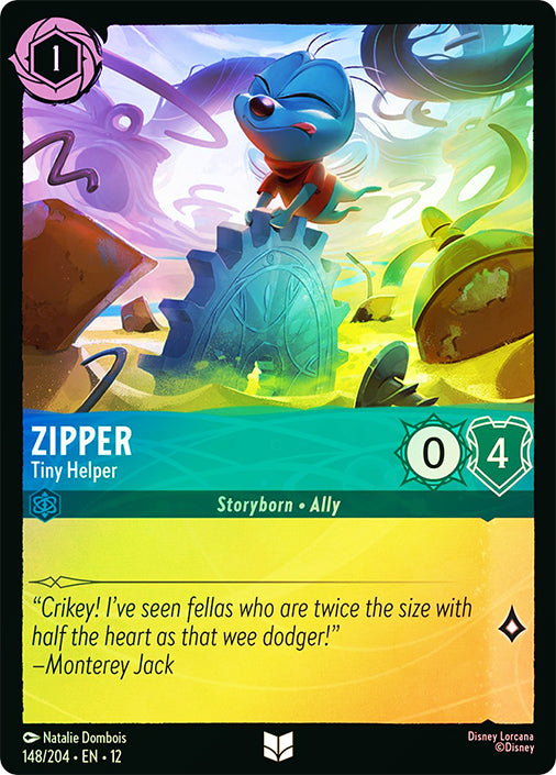 Wilds Unknown - 148/204 - Zipper - Tiny Helper - Foil