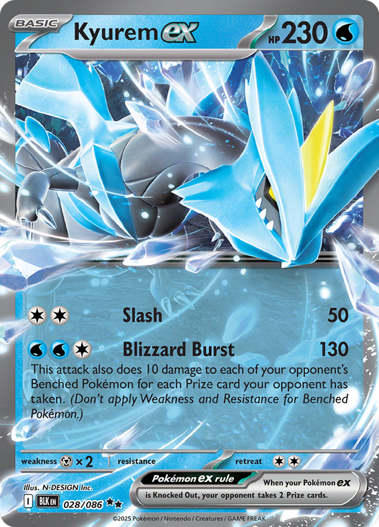 Black Bolt - 028/086 - Kyurem ex