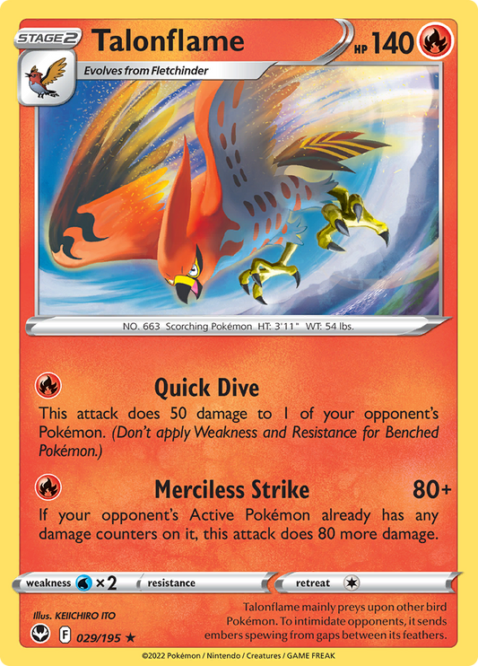 Silver Tempest - 029/195 - Talon flame
