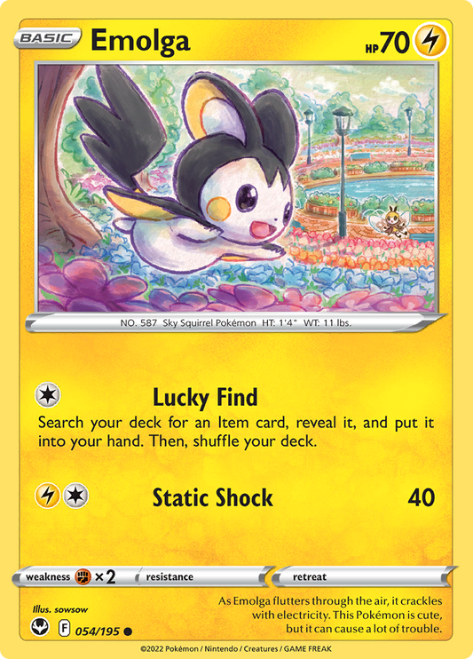 Silver Tempest - 054/195 - Emolga