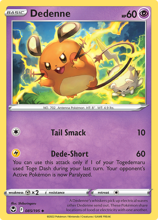 Silver Tempest - 085/195 - Dedenne