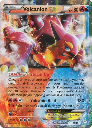 Steam Siege - 026/114 - Volcanion EX