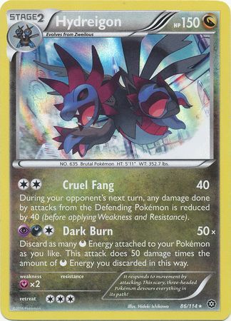 Steam Siege - 086/114 - Hydreigon - Reverse Holo