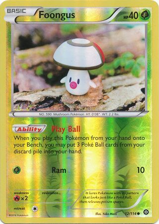 Steam Siege - 012/114 - Foongus - Reverse Holo