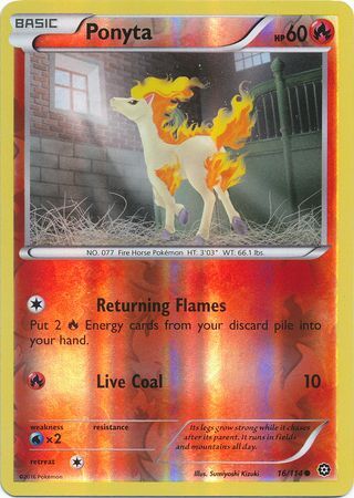 Steam Siege - 016/114 - Ponyta - Reverse Holo