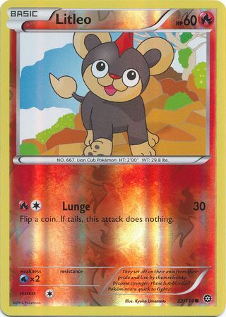 Steam Siege - 022/114 - Litleo - Reverse Holo