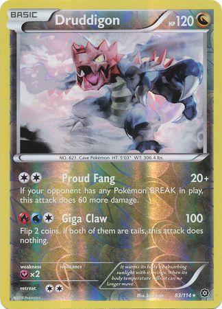 Steam Siege - 083/114 - Druddigon - Reverse Holo