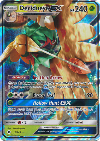 Sun & Moon - 012/149 - Decidueye GX