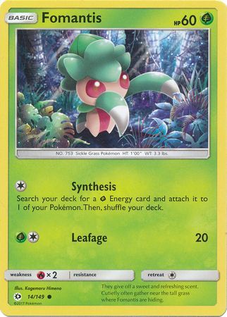 Sun & Moon - 014/149 - Fomantis