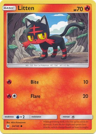Sun & Moon - 024/149 - Litten