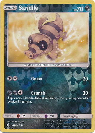 Sun & Moon - 083/149 - Sandile  - Reverse Holo