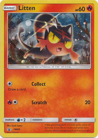 Black Star Promos - SM08 - Litten - Holo
