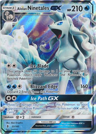 Guardians Rising - 022/145 - Alolan Ninetales GX