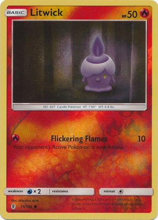 Guardians Rising - 011/145 - Litwick - Reverse Holo