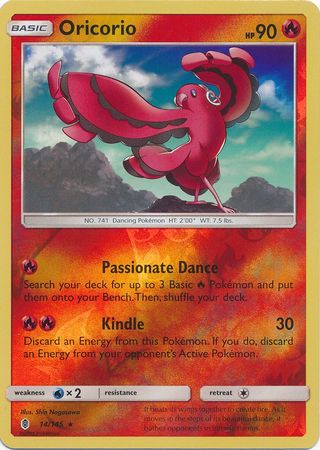 Guardians Rising - 014/145 - Oricorio - Reverse Holo