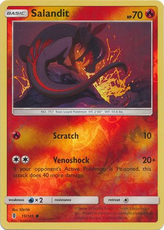 Guardians Rising - 015/145 - Salandit - Reverse Holo