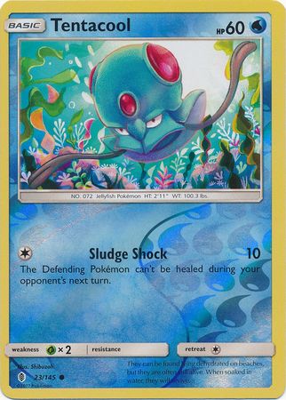 Guardians Rising - 023/145 - Tentacool - Reverse Holo