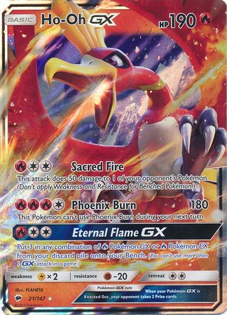 Burning Shadows - 021/147 - Ho-Oh GX