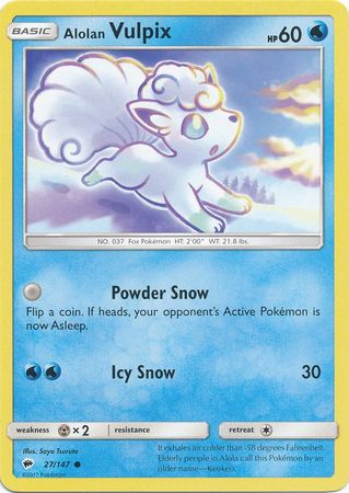 Burning Shadows - 027/147 - Alolan Vulpix