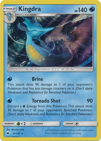 Burning Shadows - 031/147 - Kingdra - Holo