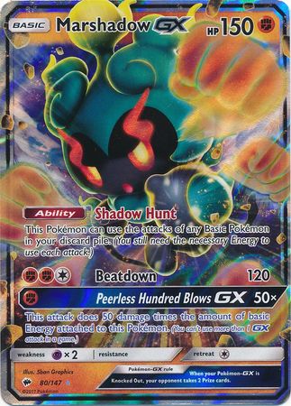 Burning Shadows - 080/147 - Marshadow GX