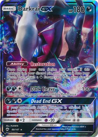 Burning Shadows - 088/147 - Darkrai GX