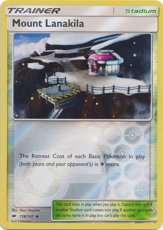 Burning Shadows - 118/147 - Mount Lanakila - Reverse Holo