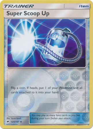Burning Shadows - 124/147 - Super Scoop Up - Reverse Holo