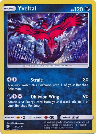 Shining Legends - 054/073 - Yveltal - Holo
