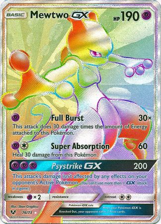 Shining Legends - 076/073 - Mewtwo GX