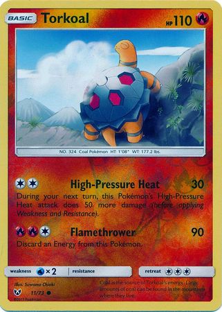 Shining Legends - 011/073 - Torkoal - Reverse Holo
