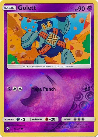 Shining Legends - 043/073 - Golett - Reverse Holo