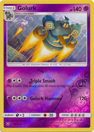 Shining Legends - 044/073 - Golurk - Reverse Holo